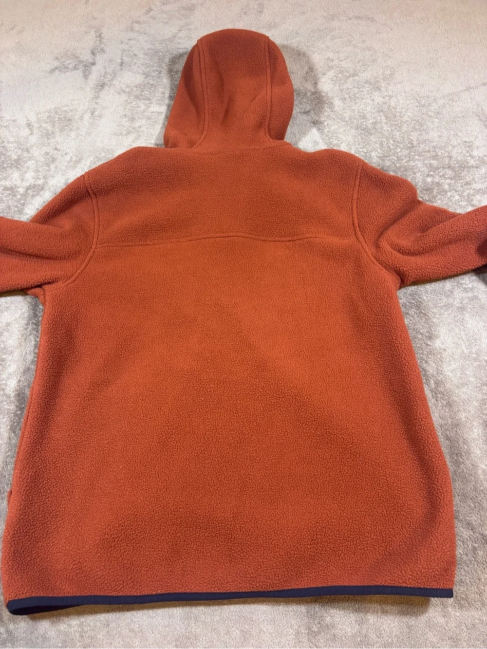 The North Face Carbondale 1/4 Snap Fleece Hooded Sweater Mens Medium